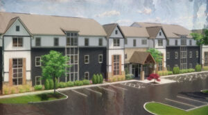 Rendering of Apartment Complex